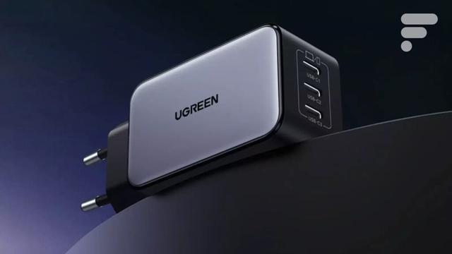 Amazon brade à -40 % ce chargeur Ugreen bien puissant (65 W via 3 ports USB-C) 