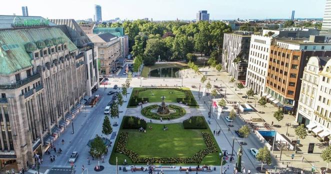 Der Corneliusplatz soll im Sommer autofrei werden