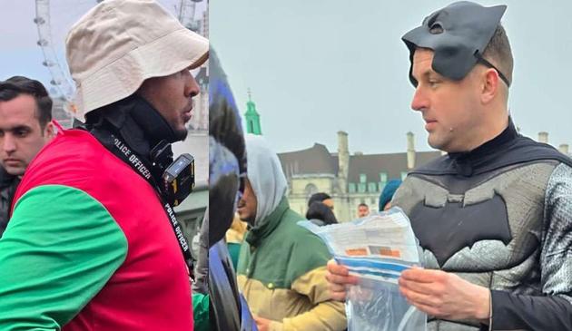 Kapow! South London police officers dress as Batman and Robin in bid to tackle illegal gambling gangs – Southwark News