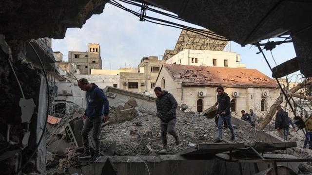 Israeli strike destroys part of last fully functioning hospital in Gaza City as offensive escalates