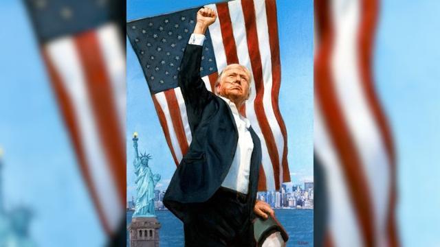 Russian artist reveals mystery Trump portrait gifted by Putin to the US President