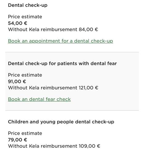 Soo it is almost twice as expensive to get a dental checkup in private health care if you have a dental phobia 💀